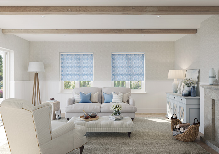 Tribe Mandala, Sapphire Blue - Twist&Fit Roller Blind - Image 8